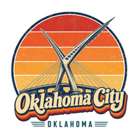 Oklahoma City Retro Sunset Tee