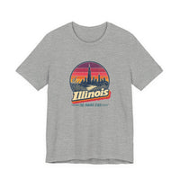 Illinois Retro Sunset Tee