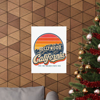 California Hollywood Sign Poster
