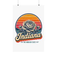 Indiana Peony Poster