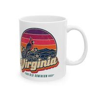 Virginia Retro Sunset Mug