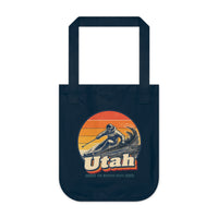 Utah Powder Skiing Tote Bag
