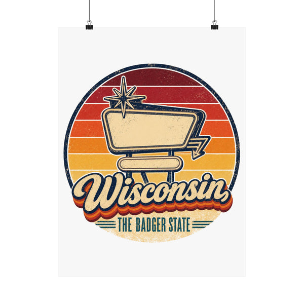 Wisconsin Supper Club Sign Poster