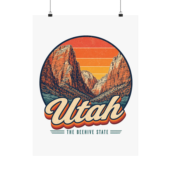 Utah Zion Canyon Poster