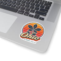 Ohio Buckeye Leaf And Nut Sticker