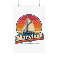 Maryland Skipjack Sailboat Poster
