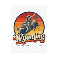 Wyoming Rodeo Poster