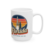 Florida Cape Canaveral Rocket Launch Mug
