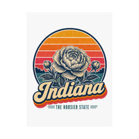 Indiana Peony Poster