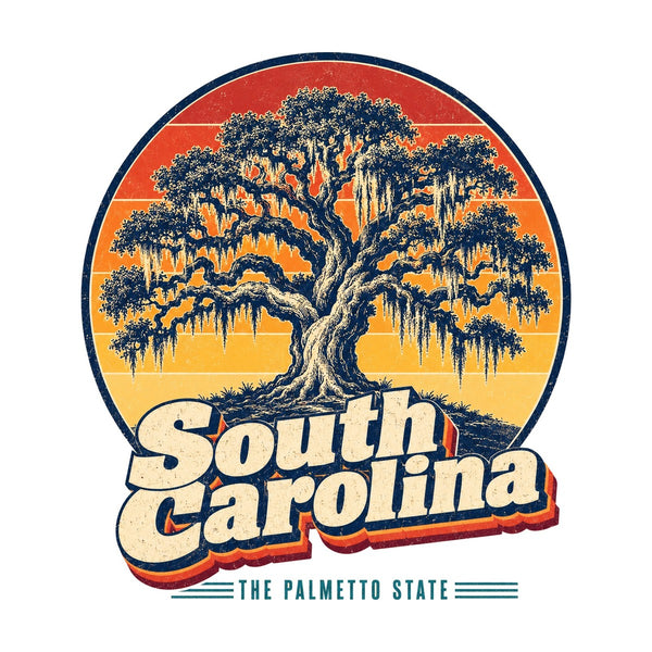 South Carolina Spanish Moss Oaks Tee