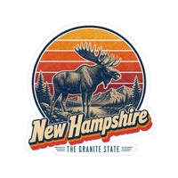 New Hampshire Bull Moose Sticker