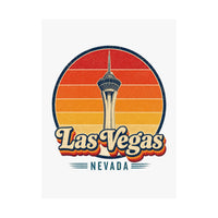 Las Vegas Retro Sunset Poster