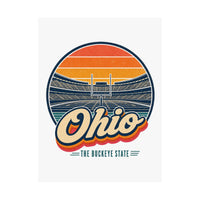 Ohio Football Stadium Poster