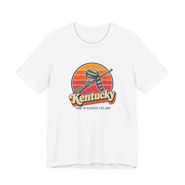 Kentucky Frontier Rifle And Coonskin Cap Tee
