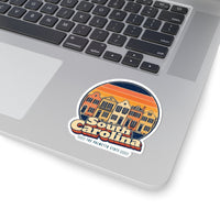 South Carolina Rainbow Row Charleston Sticker