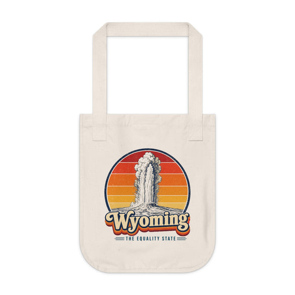 Wyoming Old Faithful Geyser Tote Bag