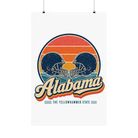 Alabama College Football Rivalry Poster