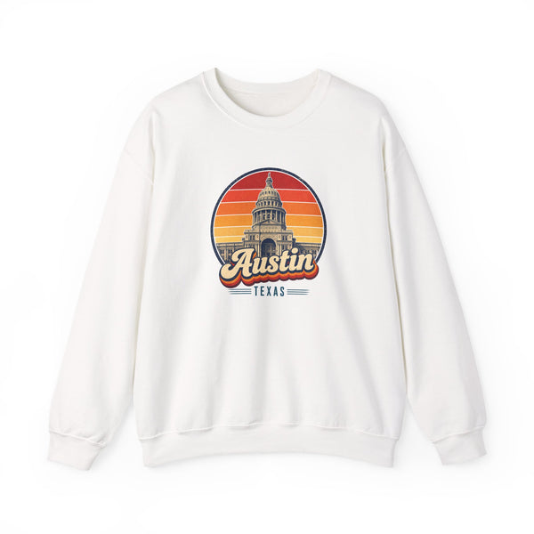 Austin Retro Sunset Sweatshirt