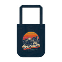 Wisconsin Retro Sunset Tote Bag