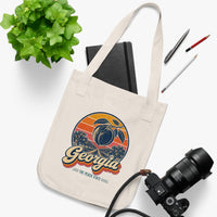 Georgia Retro Sunset Tote Bag