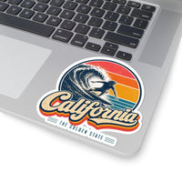 California Surfing Sticker