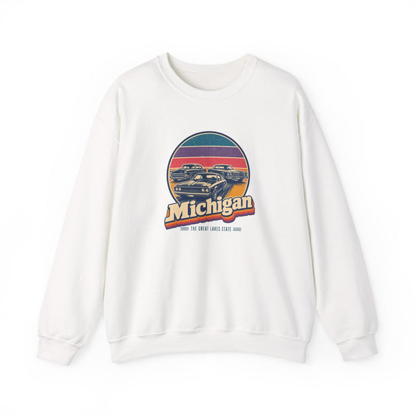 Michigan Classic Detroit Cars Sweatshirt