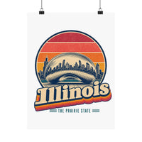 Illinois Cloud Gate Poster