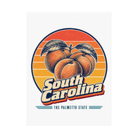 South Carolina Peaches Poster