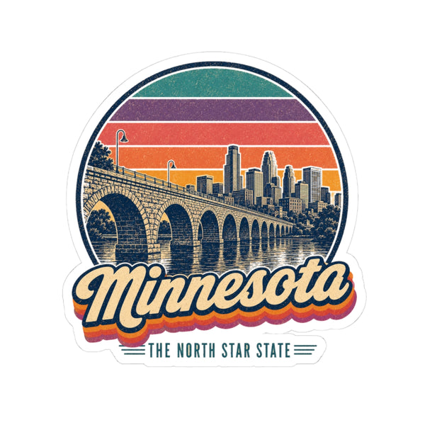 Minnesota Stone Arch Bridge Sticker
