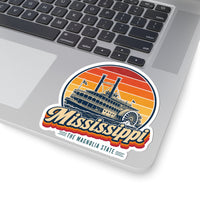 Mississippi Paddlewheel Riverboat Sticker