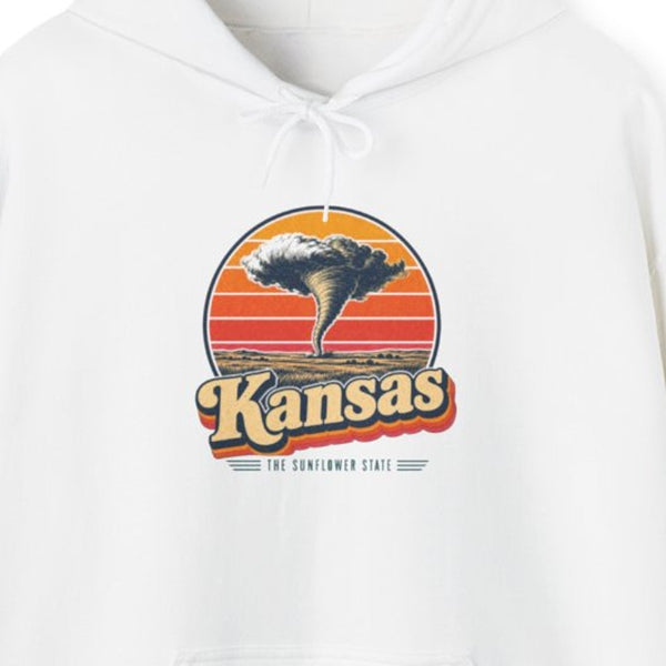 Kansas Tornado On The Plains Hoodie