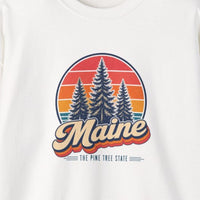 Maine Pine Trees Sweatshirt
