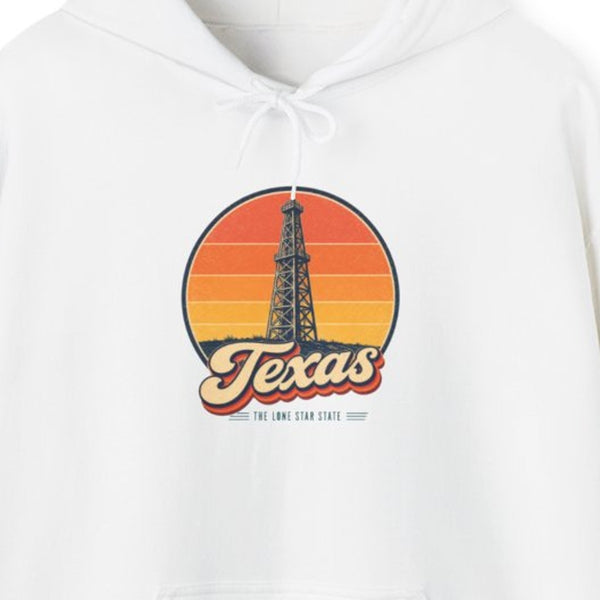 Texas Oil Derrick Hoodie