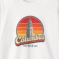 Columbus Retro Sunset Sweatshirt