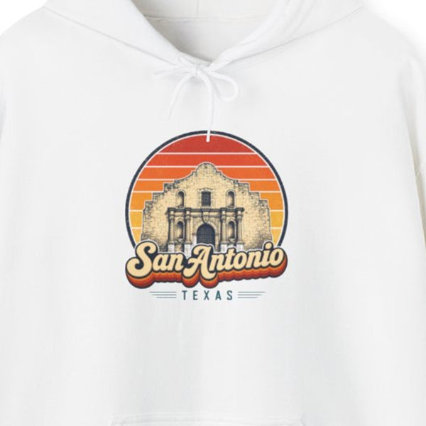 San Antonio Retro Sunset Hoodie