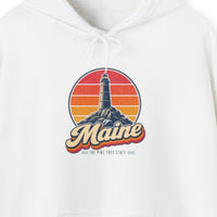 Maine Rocky Coast Lighthouse Hoodie