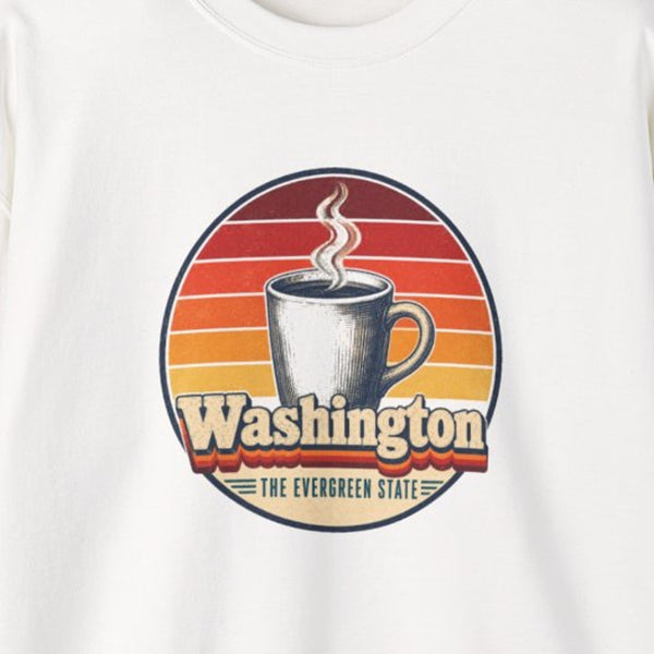 Washington Coffee Cup Sweatshirt