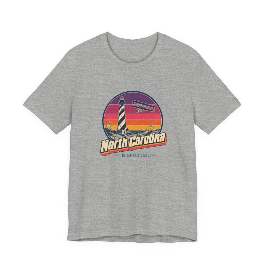 North Carolina Retro Sunset Tee