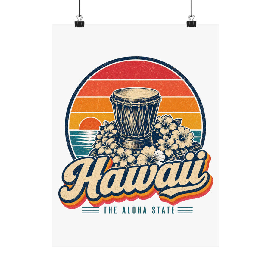 Hawaii Lei And Luau Poster