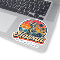 Hawaii Hula Dancer Sticker