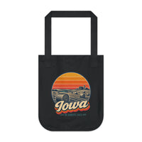 Iowa Hay Bales At Sunset Tote Bag