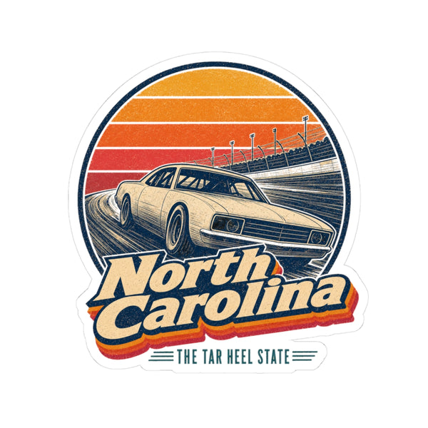 North Carolina Stock Car Racing Sticker