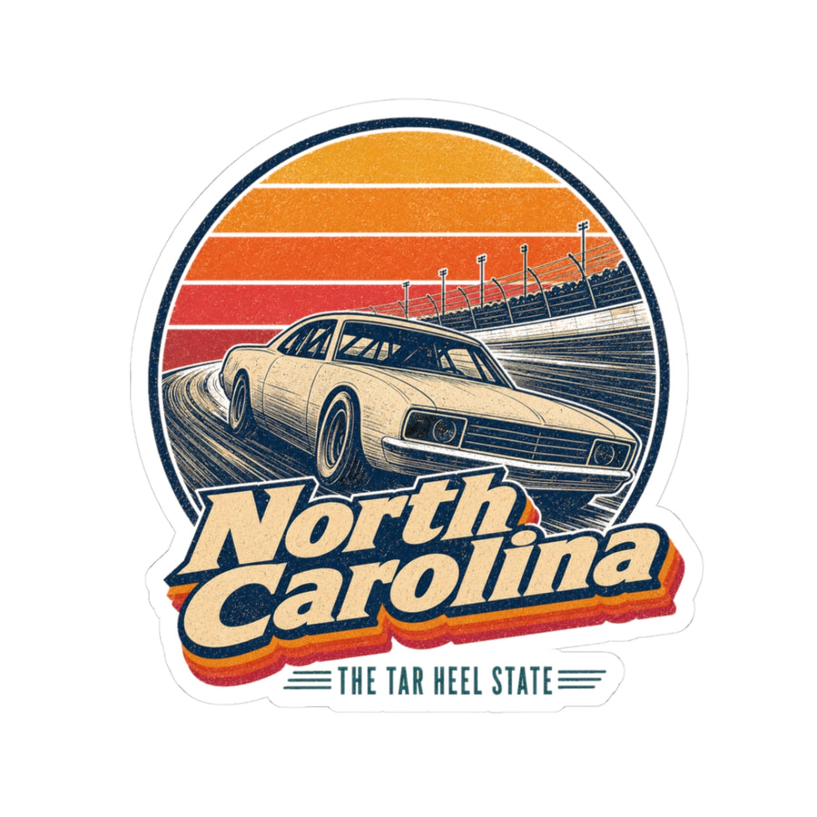 North Carolina Stock Car Racing Sticker