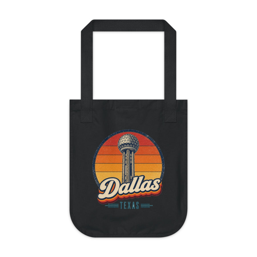 Dallas Retro Sunset Tote Bag