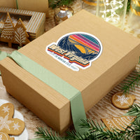 West Virginia Retro Sunset Sticker