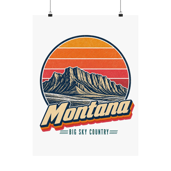 Montana Rocky Mountain Front Poster