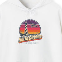 North Carolina Retro Sunset Hoodie