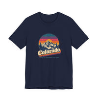 Colorado Retro Sunset Tee
