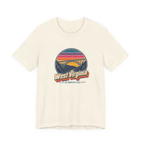 West Virginia Retro Sunset Tee