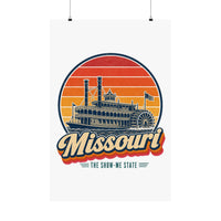 Missouri Riverboat On The Mississippi Poster